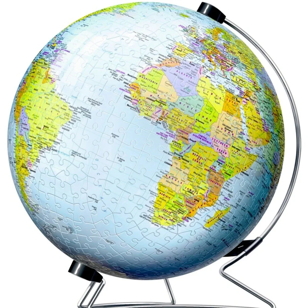 New in box Ravensburger 3D earth globe puzzle with stand sealed 550 pieces NEW